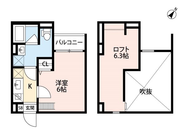 ロワジール東須磨の物件間取画像